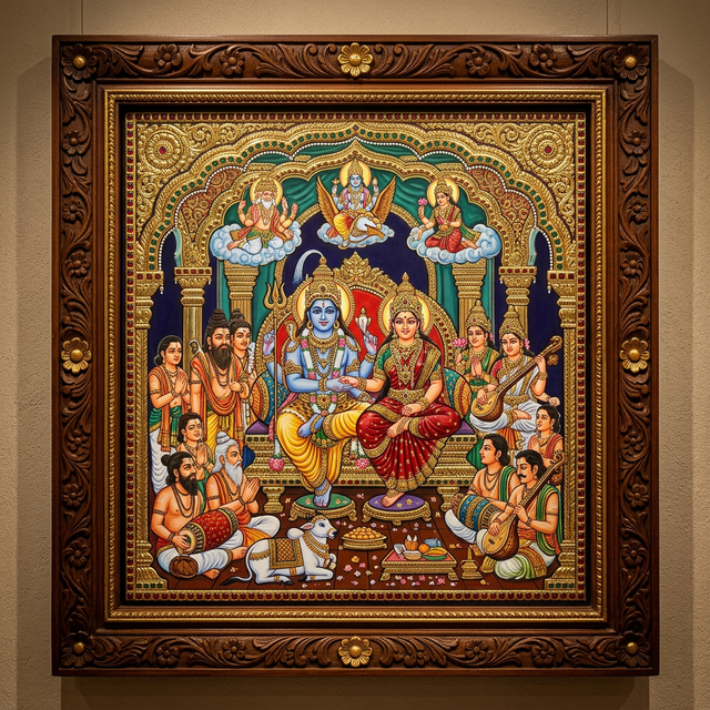 Tanjore Art Detail